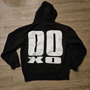 Playboi Carti x The Weeknd 00XO Tour Hoodie Black Opium XO Merch Size Medium